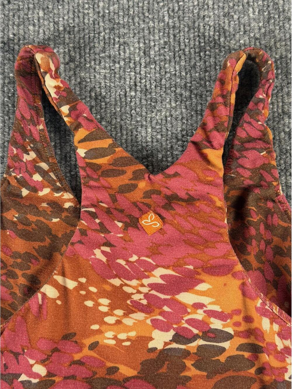 PrAna V-Neck Tank Top Floral Print M - Yoga, exercise, activewear, running, boho - Picture 7 of 7